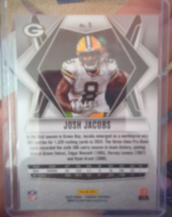2024 Panini #5 Josh Jacobs — front