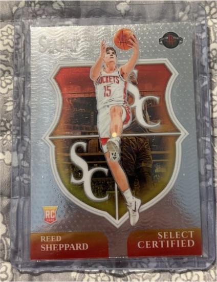 2024-25 Panini Select #14 Reed Sheppard Select Certified — front