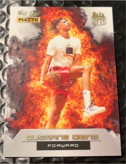 2022 Wild Card Matte Rising Heat #RH-20 Ousmane Dieng — front