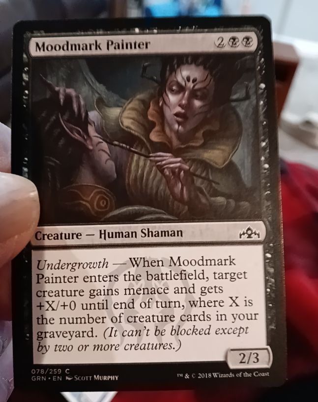 2018 Guilds of Ravnica #78 Moodmark Painter — front