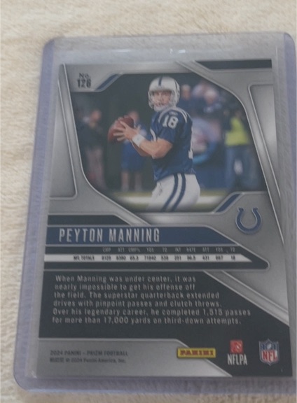 2004 Panini Prizm #120 Peyton Manning — front