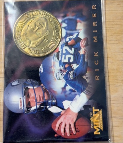 1996 Pinnacle Mint Collection #14 Rick Mirer — front