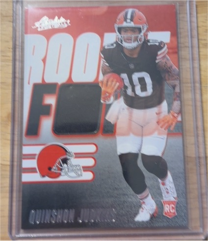 2025 Panini Absolute #RF-QJS Quinshon Judkins Rookie Force Patch — front