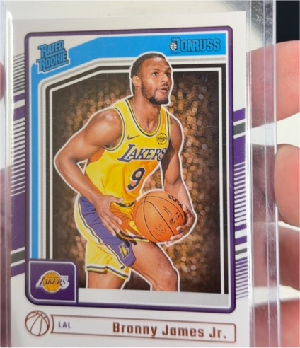 2024-25 Panini Donruss #243 Bronny James Jr. — front