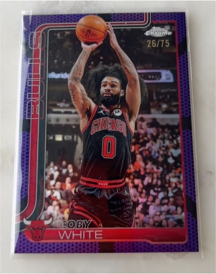 2025 Topps Chrome #26 Coby White — front