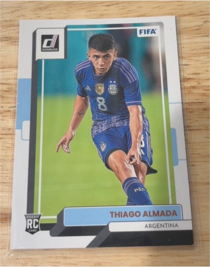 2022-23 Panini Donruss Soccer #7 Thiago Almada — front