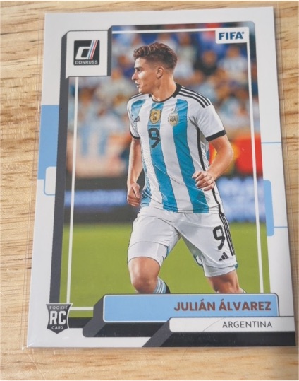 2022-23 Panini Donruss #8 Julián Álvarez — front