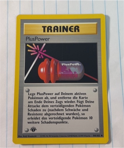 1999 Pokémon Base Set #84 PlusPower — front