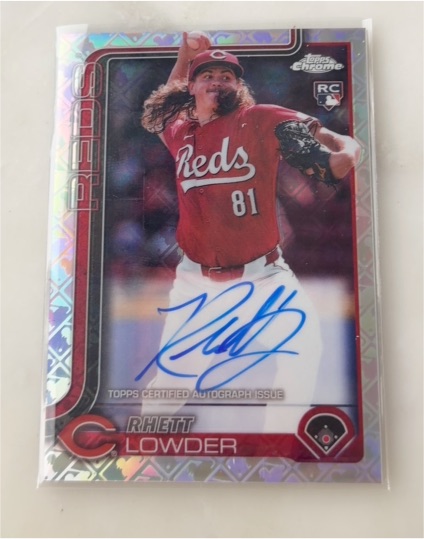 2025 Topps Chrome #RA-RL Rhett Lowder — front