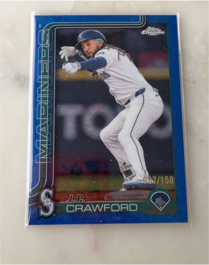 2025 Topps Chrome #181 J.P. Crawford — front