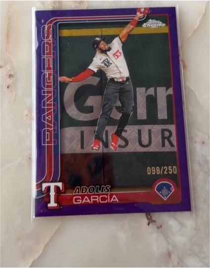 2025 Topps Chrome #293 Adolis Garcia — front