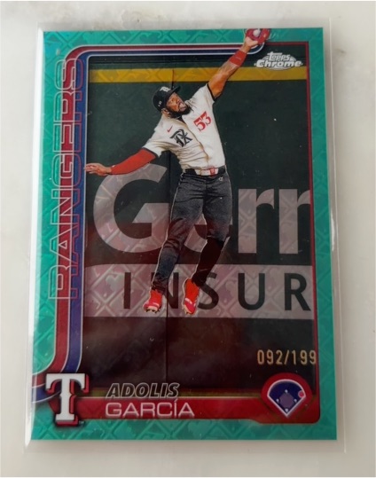 2025 Topps Chrome #092 Adolis Garcia — front