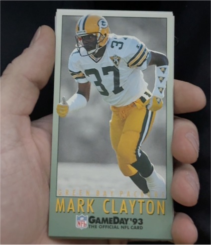1993 GameDay Mark Clayton — front