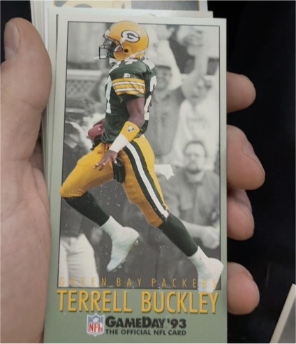 1993 NFL GameDay Terrell Buckley — front