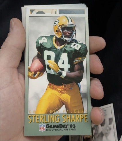 1993 GameDay #6 Sterling Sharpe — front