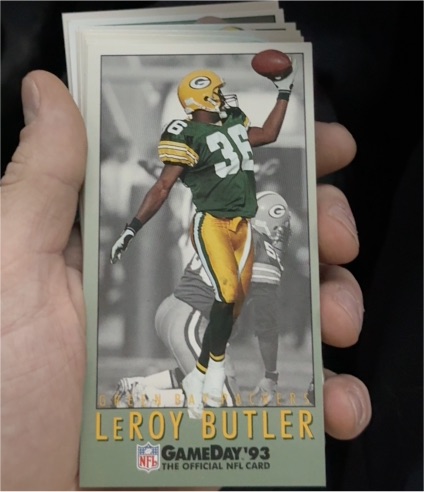 1993 Fleer GameDay #444 LeRoy Butler — front