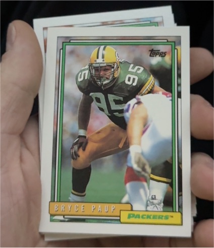1992 Topps #20 Bryce Paup — front