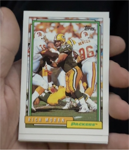 1992 Topps #244 Rich Moran — front