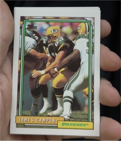 1992 Topps #232 James Campen — front