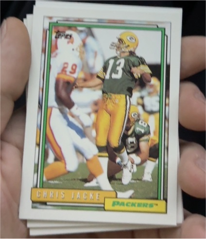 1992 Topps #71 Chris Jacke — front