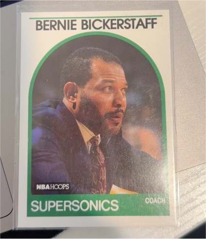1989-90 NBA Hoops #269 Bernie Bickerstaff — front