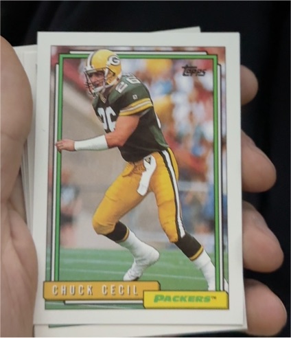 1992 Topps #89 Chuck Cecil — front