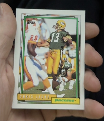 1992 Topps #13 Chris Jacke — front