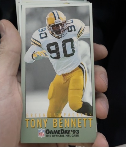 1993 GameDay #96 Tony Bennett — front