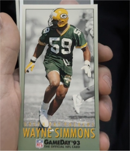 1993 GameDay #59 Wayne Simmons — front