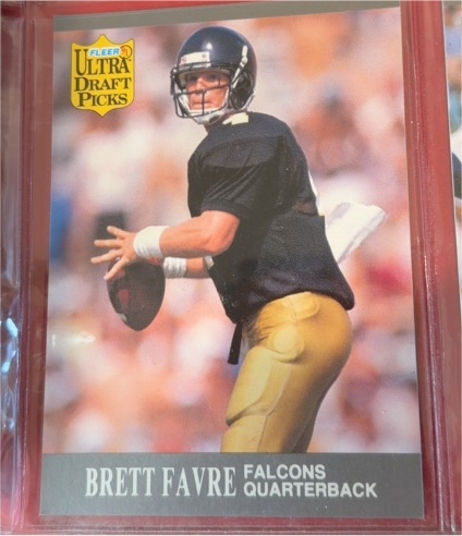 1991 Fleer Ultra Draft Picks #283 Brett Favre Falcons Quarterback — front