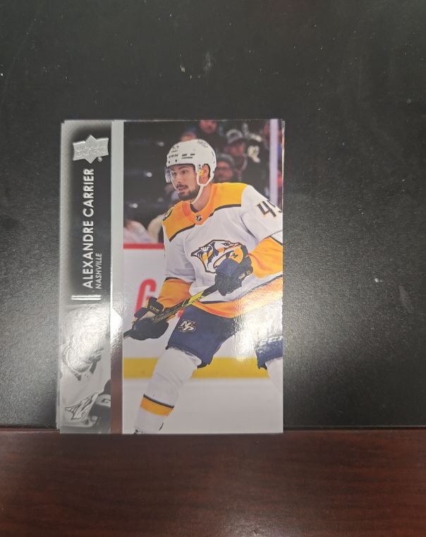 2021-22 Upper Deck Series 1 #41 Alexandre Carrier — front