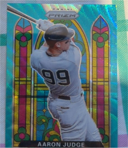 2021 Panini Prizm Stained Glass #SG-5 Aaron Judge — front