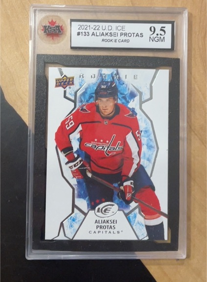 2021-22 Upper Deck Ice #133 Aliaksei Protas — front