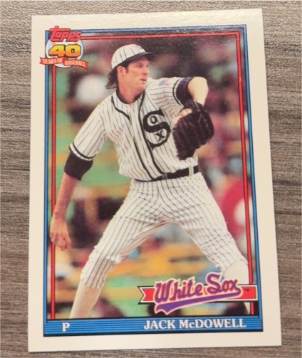1991 Topps #219 Jack McDowell — front