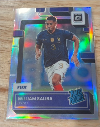 2022-23 Donruss Optic #182 William Saliba — front
