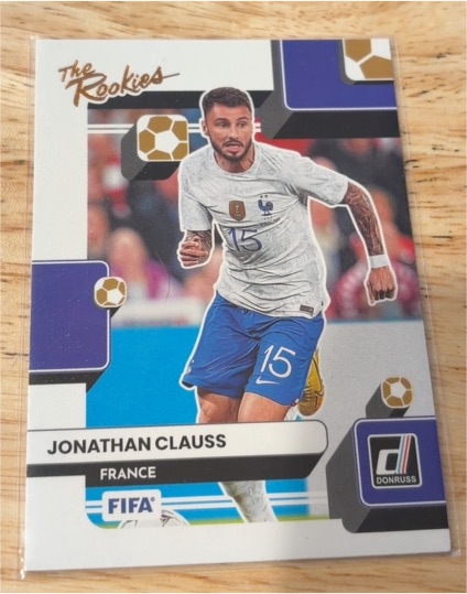 2022-23 Donruss The Rookies #6 Jonathan Clauss — front