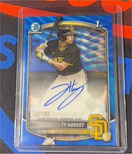 2025 Bowman Draft Chrome #CPA-TH Ty Harvey — front