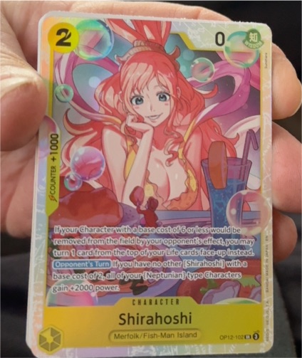 Legacy of the Master OP12-102 Shirahoshi — front