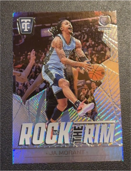 2024-25 Panini Totally Certified #5 Ja Morant Rock the Rim — front