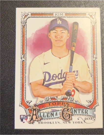 2025 Topps Allen & Ginter #71 Hyeseong Kim — front