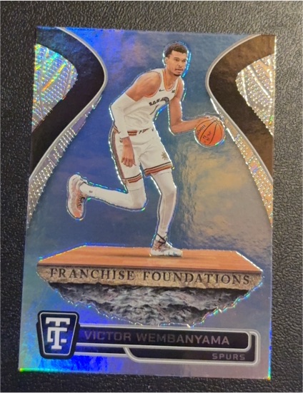 2024-25 Panini Totally Certified #22 Victor Wembanyama Franchise Foundations — front