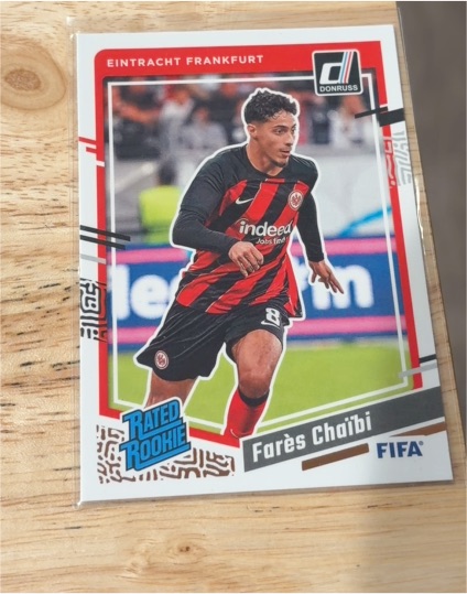 2023-24 Panini Donruss Soccer #197 Farès Chaïbi Rated Rookie — front