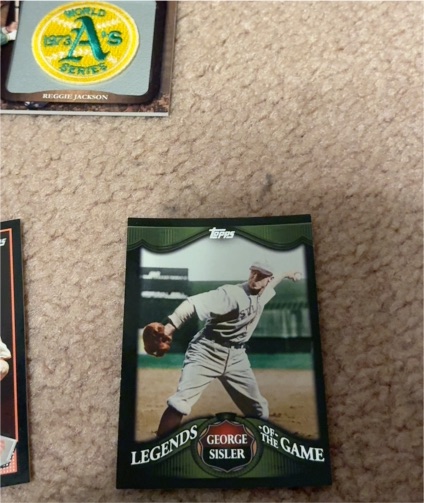 2009 Topps Legends Of The Game #LGU8 George Sisler — front