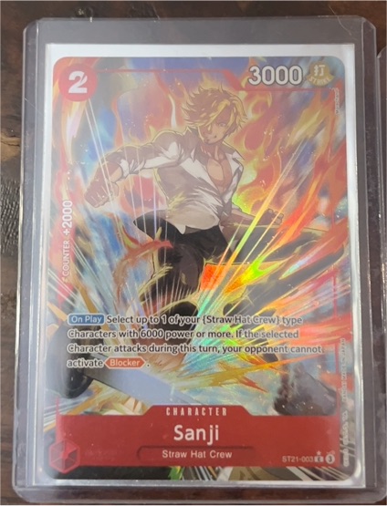 2025 One Piece Card Game ST21-003 Sanji — front