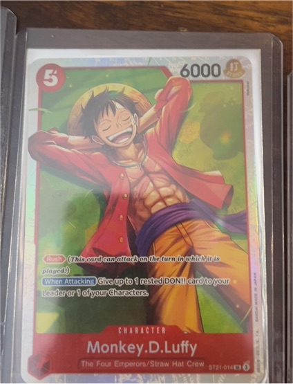 2025 One Piece Starter Deck EX Gear 5 #ST21-014 Monkey D. Luffy — front