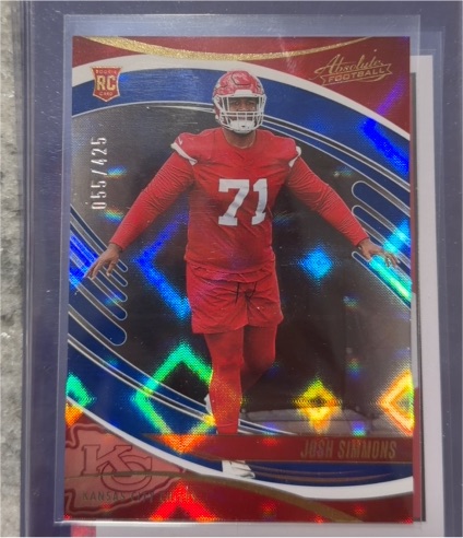 2025 Panini Absolute #146 Josh Simmons — front