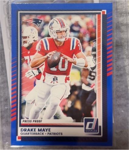 2025 Panini Donruss #58 Drake Maye — front