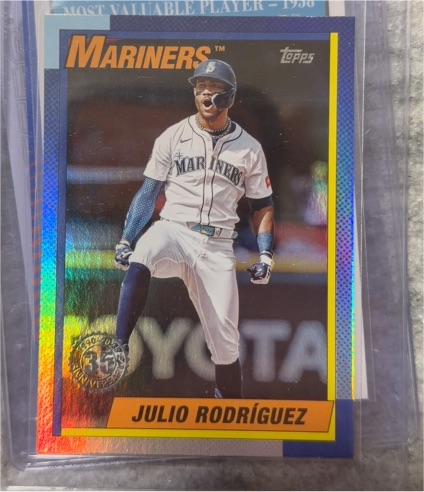 2025 Topps Update Series - 1990 Topps Baseball #U90-3 Julio Rodriguez — front