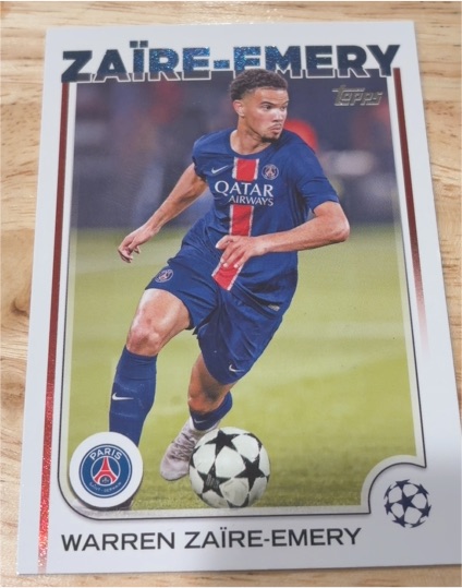 2024-25 Topps UEFA Club Competitions #197 Warren Zaïre-Emery — front