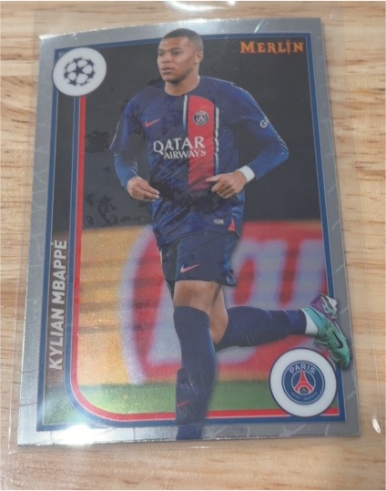 2023-24 Topps Merlin UEFA Club Competitions #92 Kylian Mbappé — front